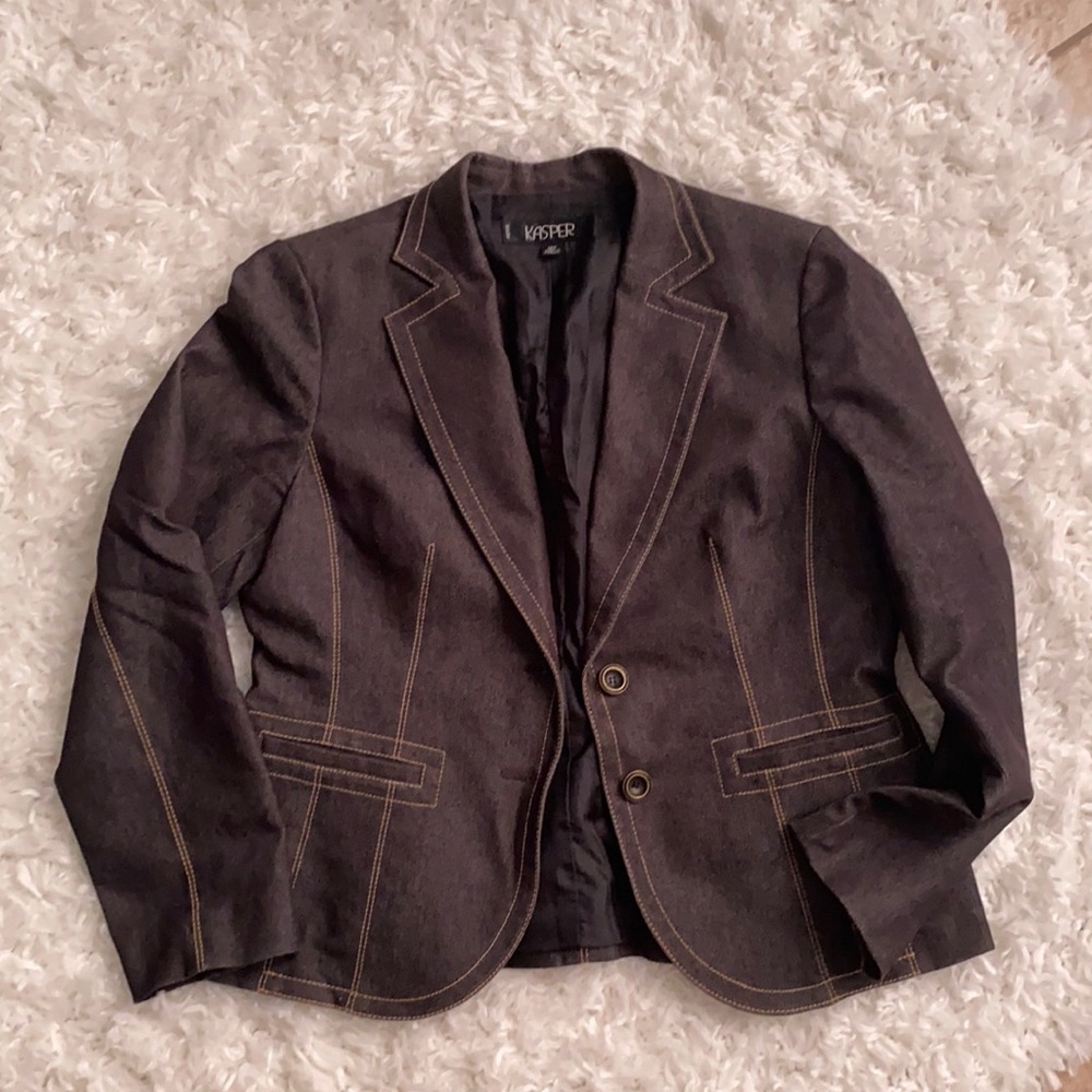 Denim blazer